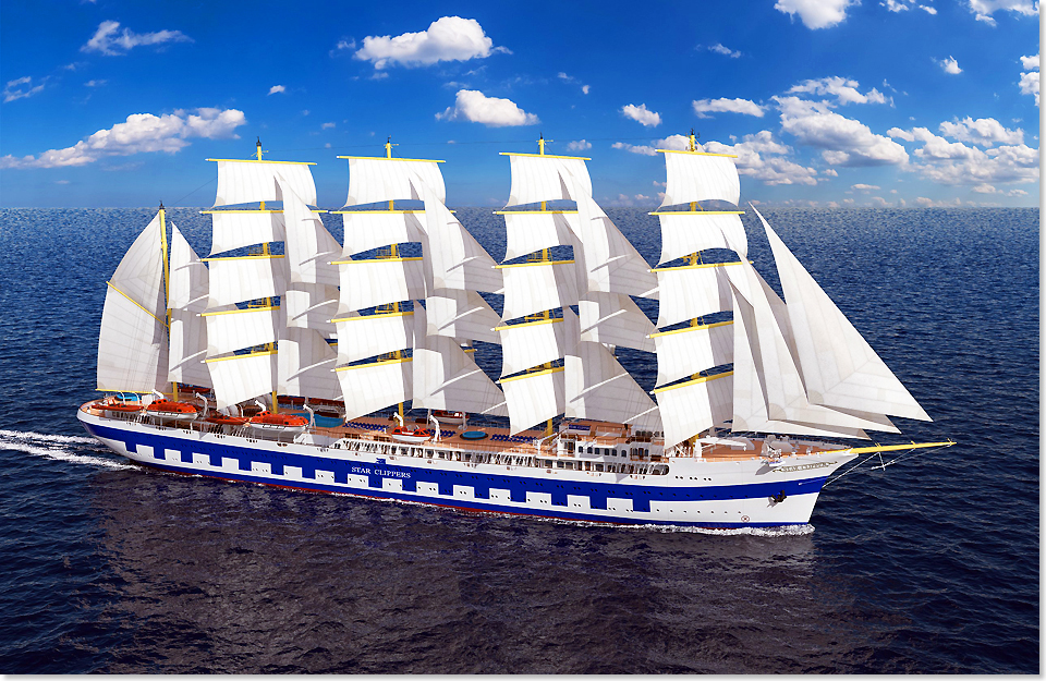 18108 Aussenansicht Flying Clipper Rendering Star Clippers
