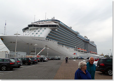 Der Kreuzliner REGAL PRINCESS war das grte Schiff, das durch die Lotsen in MV  2015 zu bedienen war.